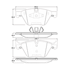 Pastillas Freno BMW 330d 2004-2013 Delantero 3