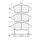 Pastillas Freno Toyota Yaris 1999-2005 Delantero 2