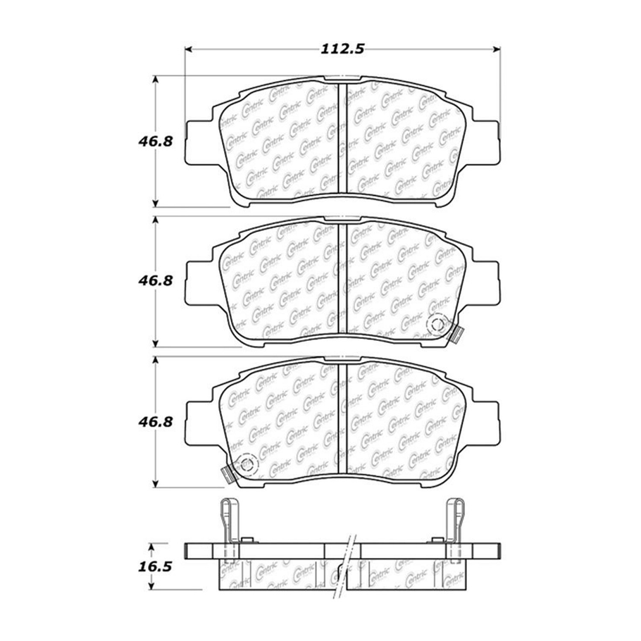 Pastillas Freno Toyota Yaris 1999-2005 Delantero 2