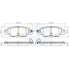 Pastillas Freno Mazda CX-5 2012-2017 Trasero 4