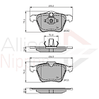 Pastillas Freno Volvo V70 2008-2016 Delantero 3