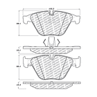 Pastillas Freno BMW 535d xDrive 2010-2016 Delantero 4