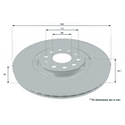 Disco Freno Audi TT Quattro 2015-2023 Delantero 4