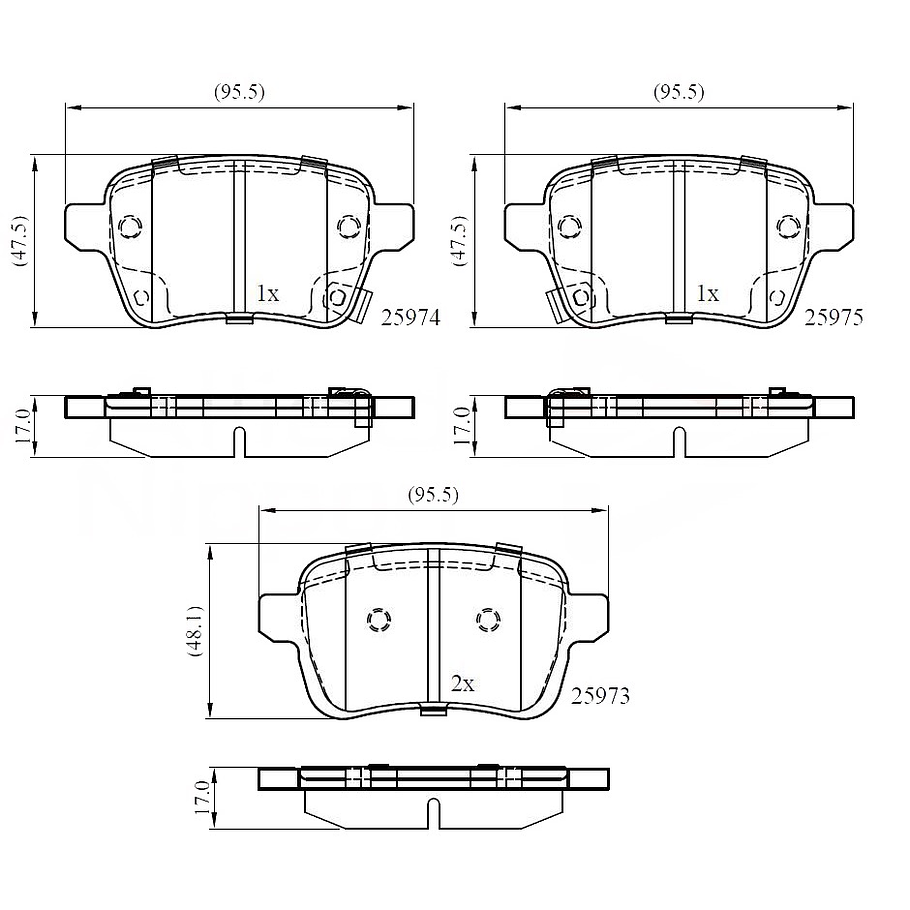 Pastillas Freno ALLIED NIPPON ADB32299 1