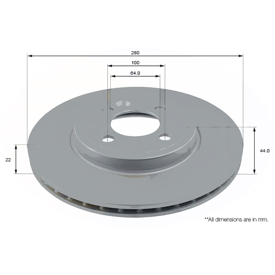 Disco Freno Mini Cooper 2006-2013 Delantero 3
