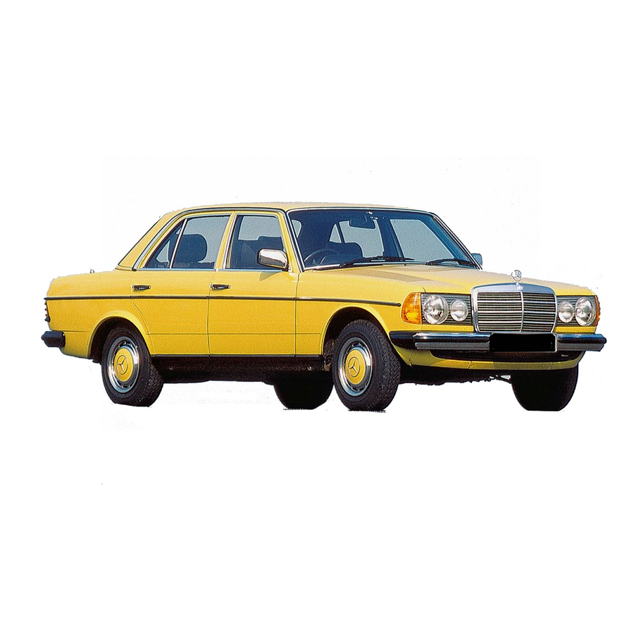 Sensor Desgaste Mercedes Benz 230E 1976-1986 Delantero, Tras 1