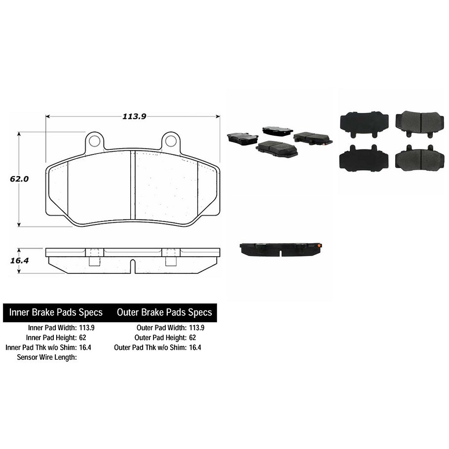 Pastillas Freno Volvo 740 1984-1994 Delantero 4