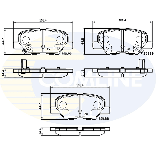 Pastillas Freno COMLINE CBP32238