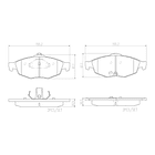 Pastillas Freno Dodge Stratus 2001-2006 Delantero 2