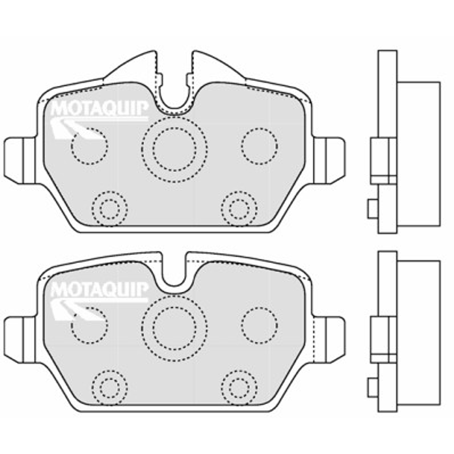 Pastillas Freno BMW 120i 2004-2013 Trasero 3