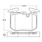 Pastillas Freno BMW M3 2014-2018 Delantero 3