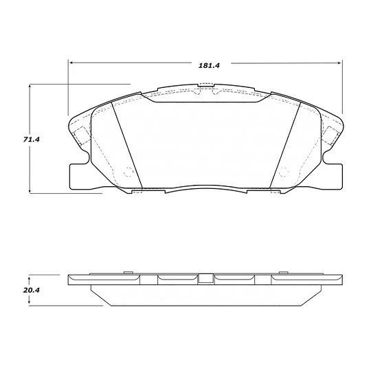 Pastillas Freno Dodge Charger 2011-2023 Delantero