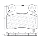 Pastillas Freno Cadillac ELR 2014-2016 Delantero 4
