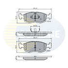 Pastillas Freno Fiat Uno 2010-2023 Delantero, Trasero 3