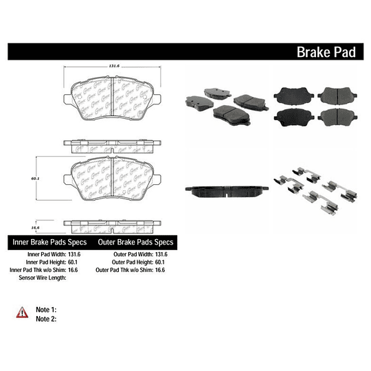 Pastillas Freno POSIQUIET 105.17300