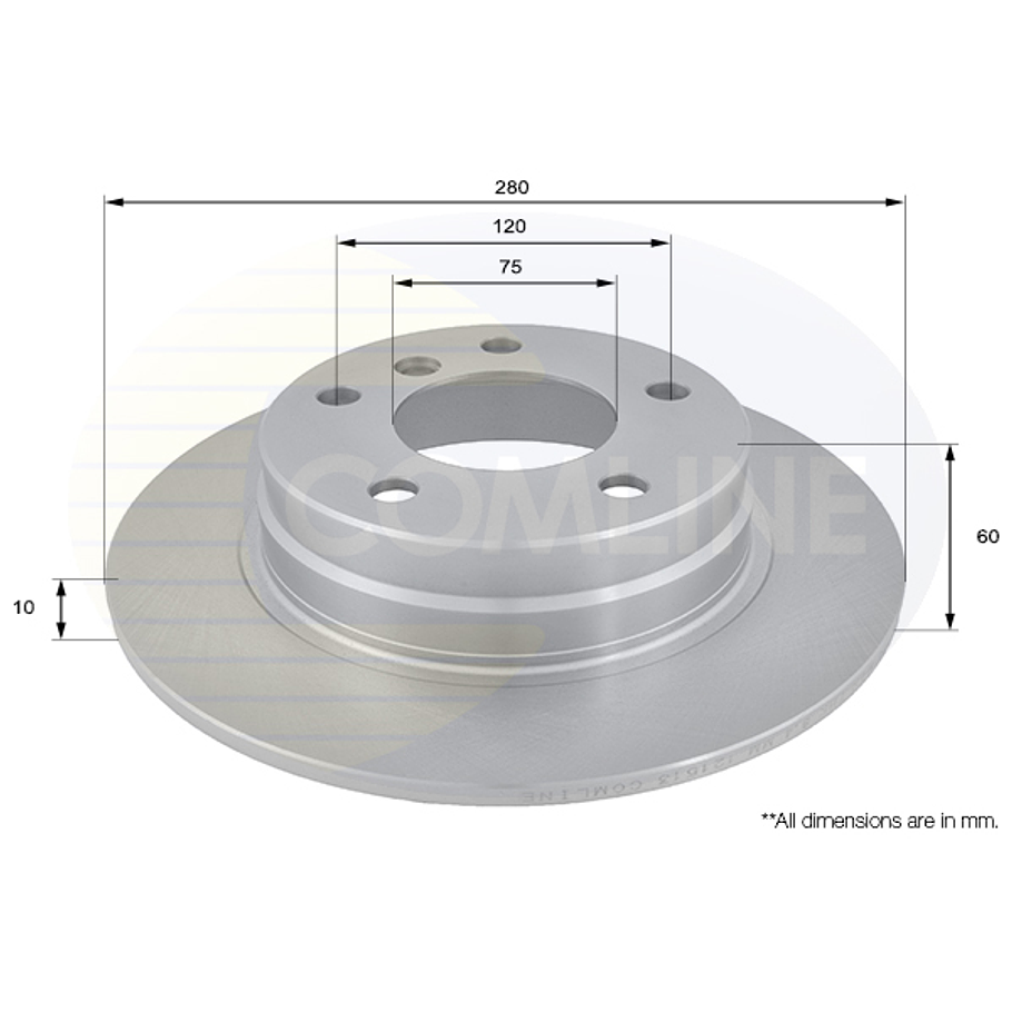 Disco Freno COMLINE ADC1706 2