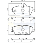 Pastillas Freno Mini Cooper Convertible 2009-2015 Delantero 3