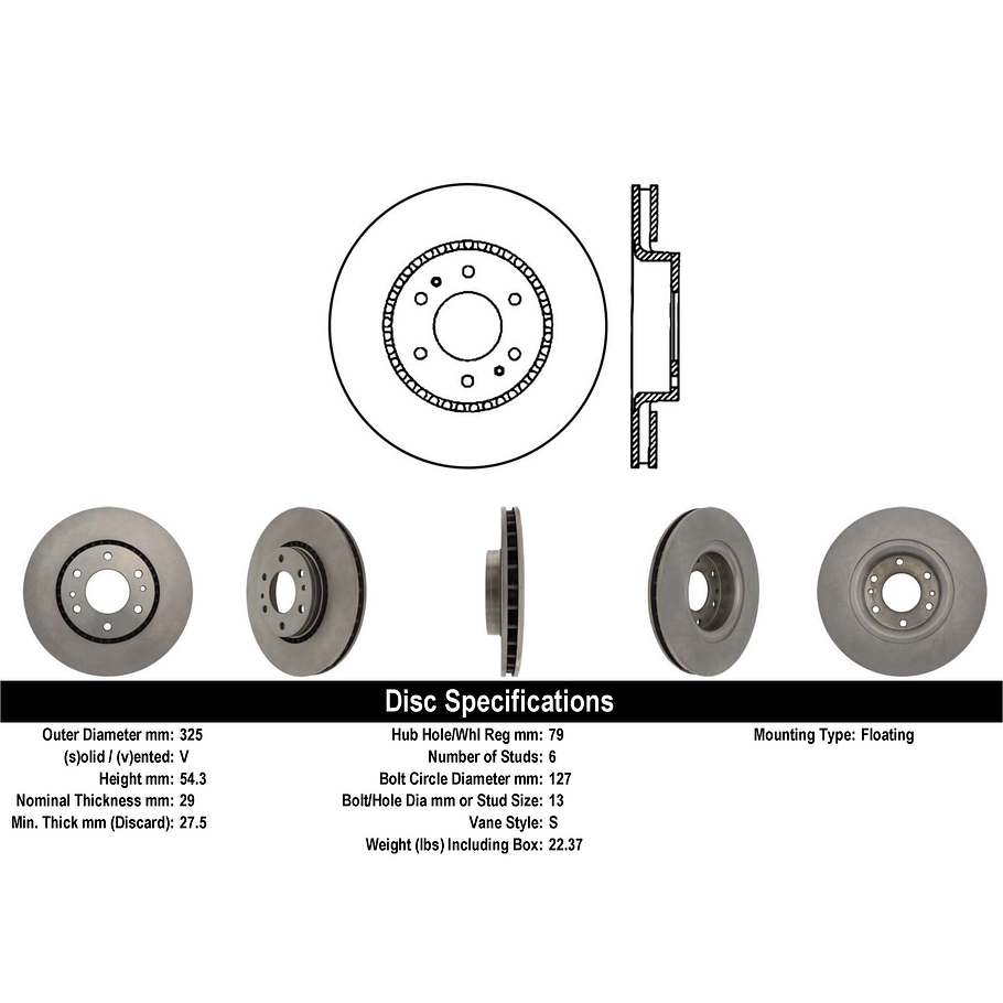 Disco Freno POWERSTOP AR8650 1