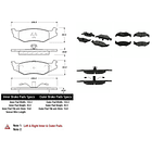 Pastillas Freno Chrysler Intrepid 1993-1997 Trasero 4