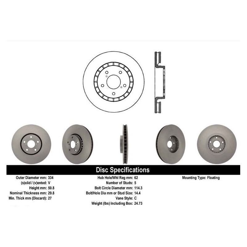 Disco Freno COMLINE ADC01124V