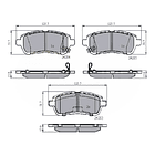 Pastillas Freno Mazda 2 2007-2014 Delantero 4