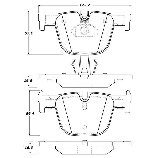Pastillas Freno PQPRO 500.16100