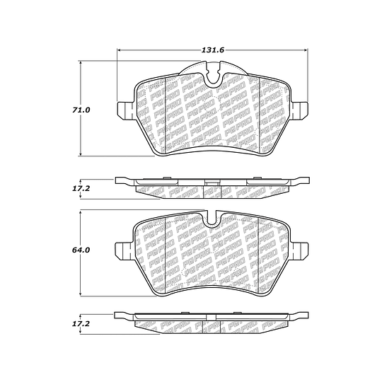 Pastillas Freno PQPRO 500.12040