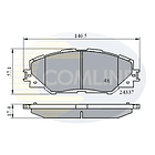 Pastillas Freno Scion tC 2010-2016 Delantero 2