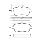 Pastillas Freno PQPRO 500.16302 1