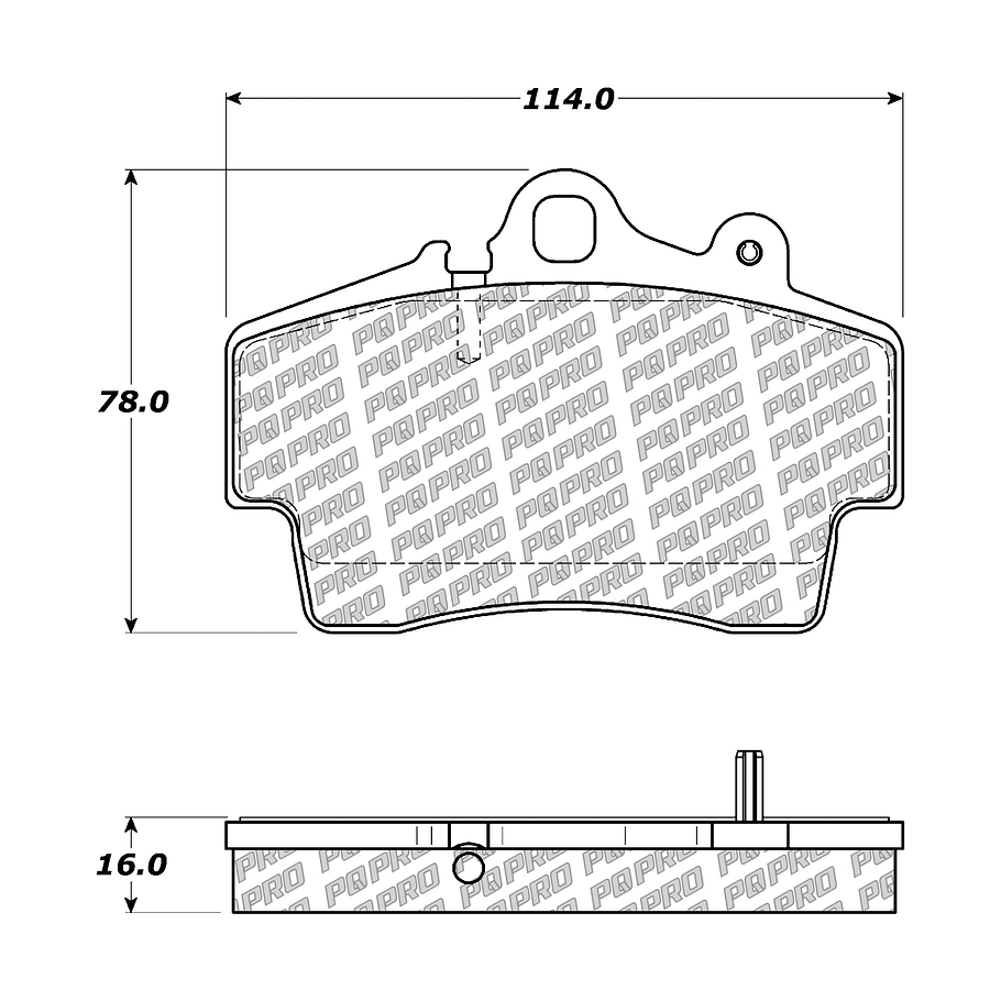 Pastillas Freno Porsche Boxter 1996-2004 Delantero 3
