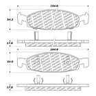Pastillas Freno Jeep Grand Cherokee 1999-2004 Delantero 3