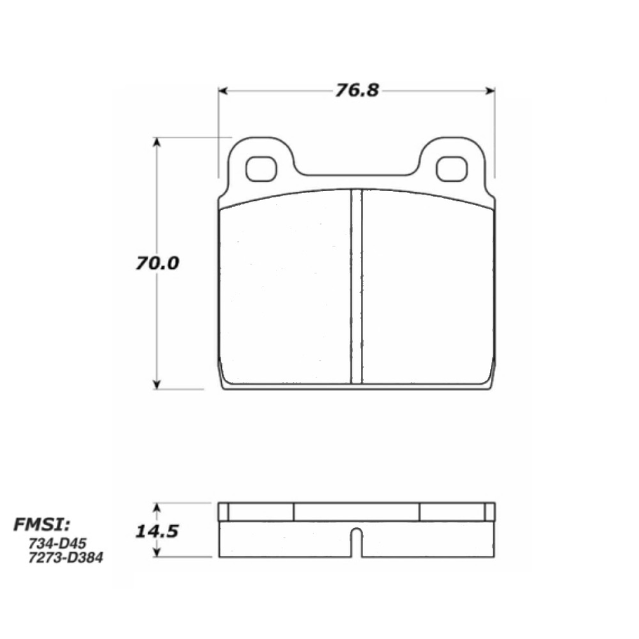 Pastillas Freno PQPRO 500.00450 2