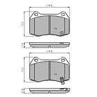 Pastillas Freno ALLIED NIPPON ADB31258 1