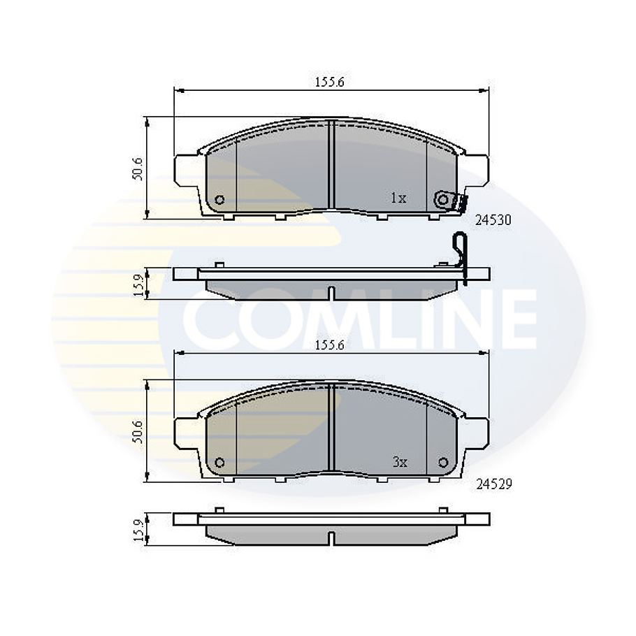 Pastillas Freno COMLINE CBP31584 3