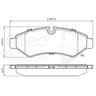 Pastillas Freno ALLIED NIPPON ADB02762 2