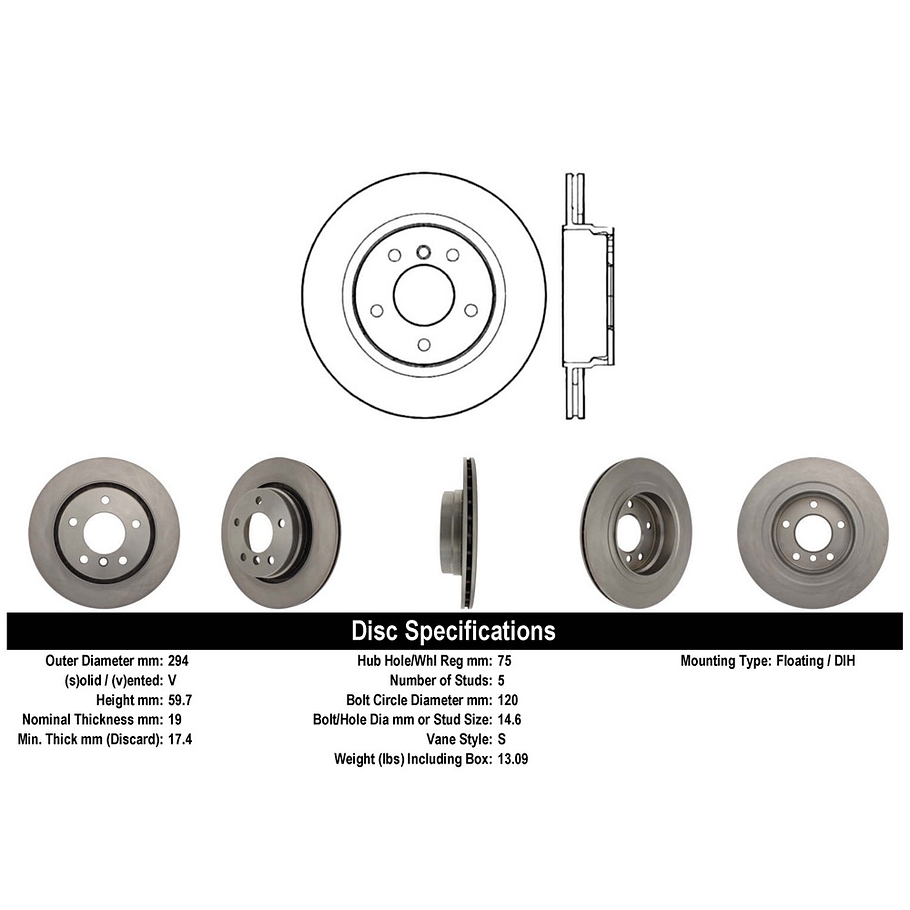 Disco Freno C-TEK 121.34049 1