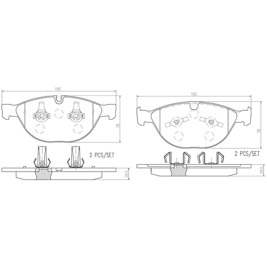 Pastillas Freno MOTAQUIP LVXL1265