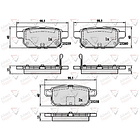 Pastillas Freno Suzuki Swift 2010-2017 Trasero 4