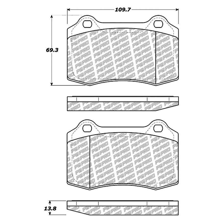 Pastillas Freno Volvo V70 2000-2007 Delantero, Trasero 3