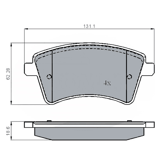 Pastillas Freno COMLINE CBP01707