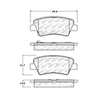 Pastillas Freno Kia Soul 2014-2019 Trasero 2