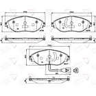 Pastillas Freno Volkswagen Passat 1988-1996 Delantero 3