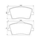 Pastillas Freno Volvo XC40 2018-2023 Delantero 4