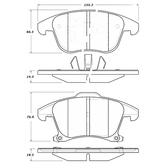 Pastillas Freno COMLINE CBP32286