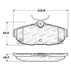 Pastillas Freno Ford Mustang 2005-2014 Trasero 4