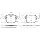 Pastillas Freno Mercedes Benz C400 2015-2021 Trasero 4