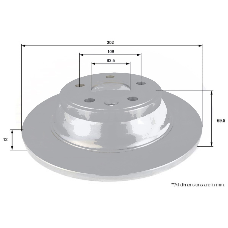 Disco Freno COMLINE ADC1923 1