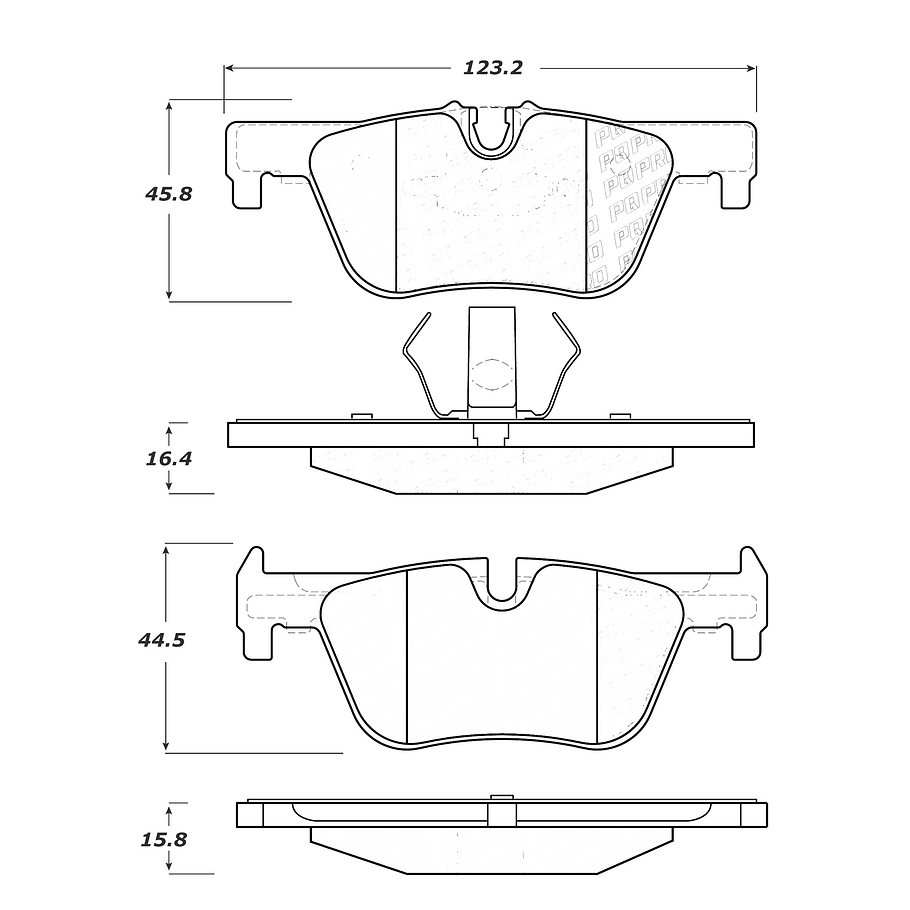 Pastillas Freno BMW 425d 2014-2020 Trasero 3