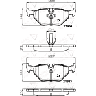 Pastillas Freno BMW 323i 1990-2000 Trasero 4