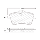 Pastillas Freno CENTRIC 300.13570 1